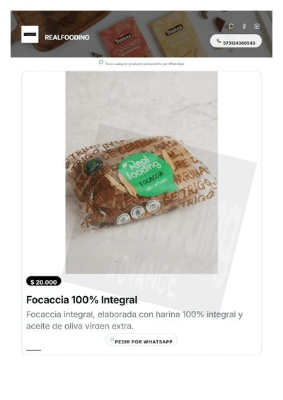 Catálogo Restaurante