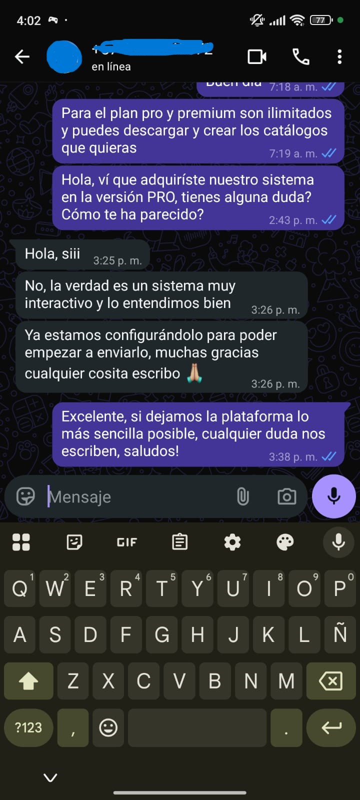 Testimonio 2 — 1