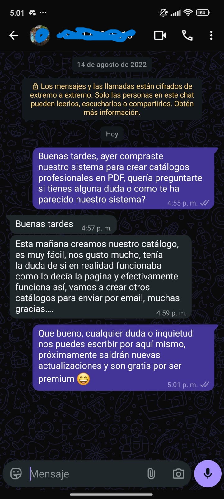 Testimonio 4 — 1