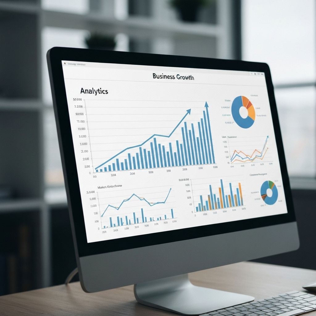 Gráfico de crecimiento empresarial